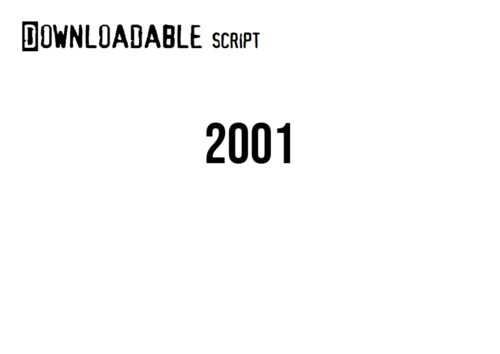 2001 script