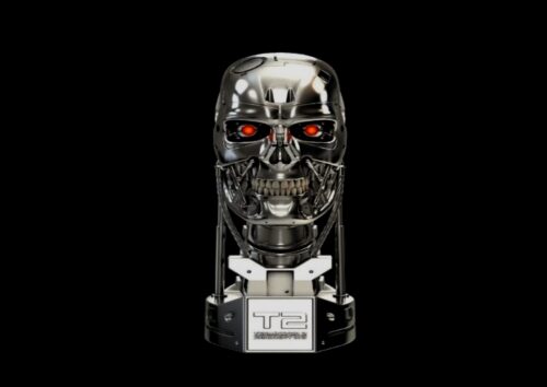 3d print LED Terminator Head T800 Bust