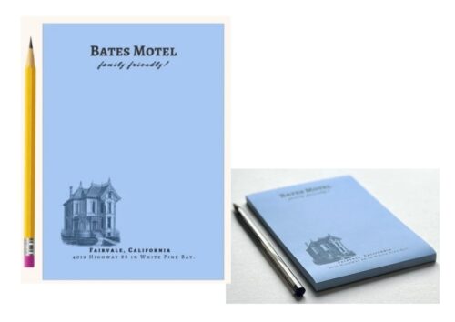 Bates Motel notepad & pen