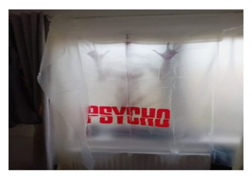 Psycho shower curtain