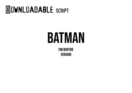 Batman script