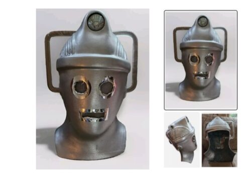 Doctor Who Tomb Full Size Fibreglass Cyberman Helmet