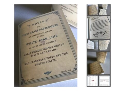 First Class Passenger Handbook, White Star Line