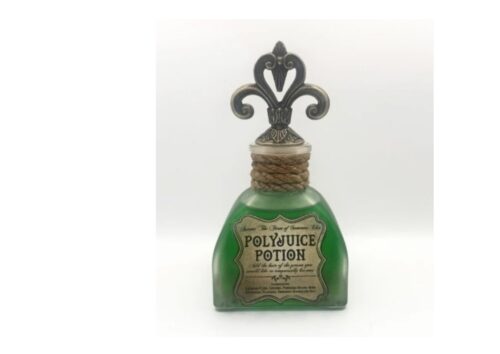 Harry Potter Transformation Potion Magic Apothecary Herbology Glass Bottle Prop