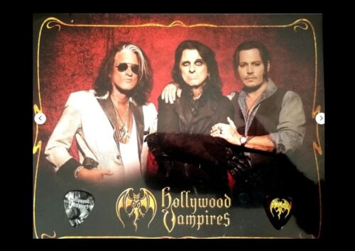 Hollywood Vampires photo with guitar picks £75