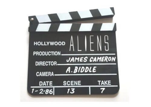 James Cameron clapperboard