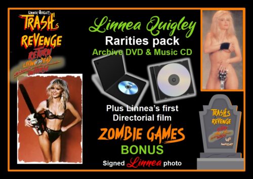 Linnea Quigley Rarities pack Archive DVD & Music CD