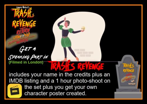 Get a Speaking Part in TRASH’s REVENGE in London