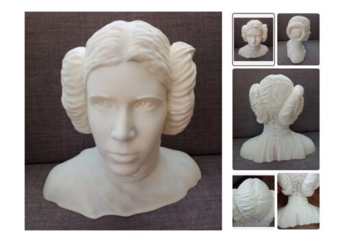 Star Wars Life Size 1-1 Princess Leia bust