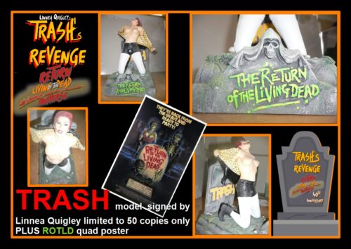 TRASH model signed by  Linnea Quigley