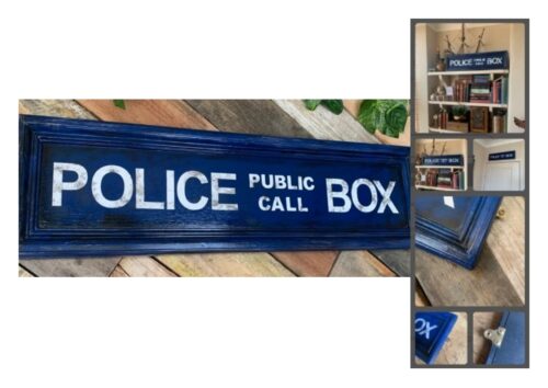 Dr Who Tardis Tardis police box sign