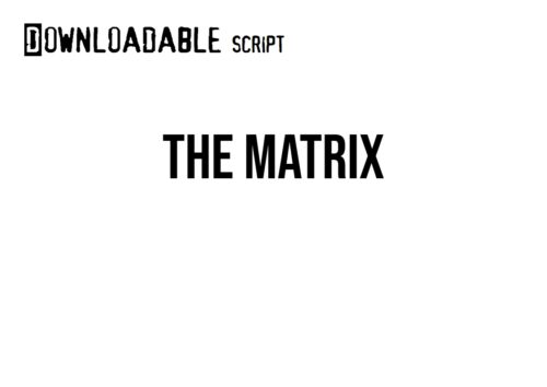 The Matrix script