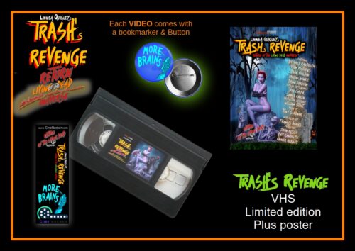 A TRASH’s REVENGE VHS Limited edition Plus poster