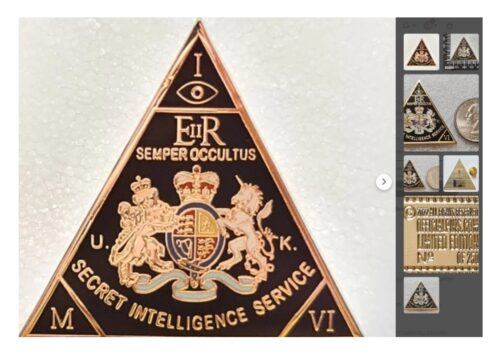 secret intelligence badge