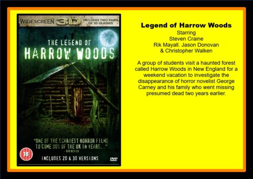 Legend of Harrow Woods DVD